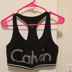 Calvin Klein Black Racerback Bra